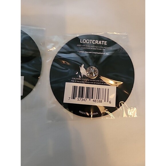 (2) Teenage Mutant Ninja Turtles Ooze Pin #Lootpins 2019 Loot Crate Nickelodeon - Picture 7 of 8